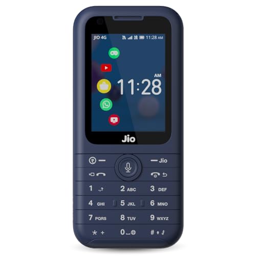 JioPhone Prima 4G Keypad Phone | Blue | (New Seal-Packed)