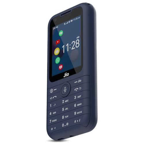 JioPhone Prima 4G Keypad Phone | Blue | (New Seal-Packed)