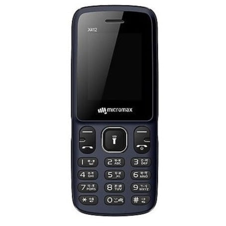 Micromax X415 Dual SIM Basic Phone (Blue)