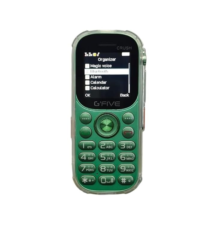 Gfive Crush M33 Pro Keypad Mobile with Magic Voice System (Green)