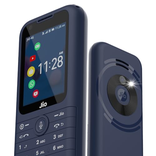 JioPhone Prima 4G Keypad Phone | Blue | (New Seal-Packed)