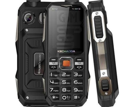 Kechaoda K112, Triple Sim Phone (Black) Speaker , DJ Sound with Power Bank System (New Seal-Packed)