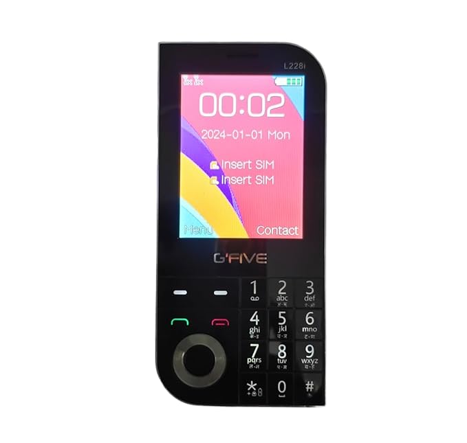 Gfive L228i Big Display 2.8" Inch Screen Keypad Mobile Phone with Wireless Fm