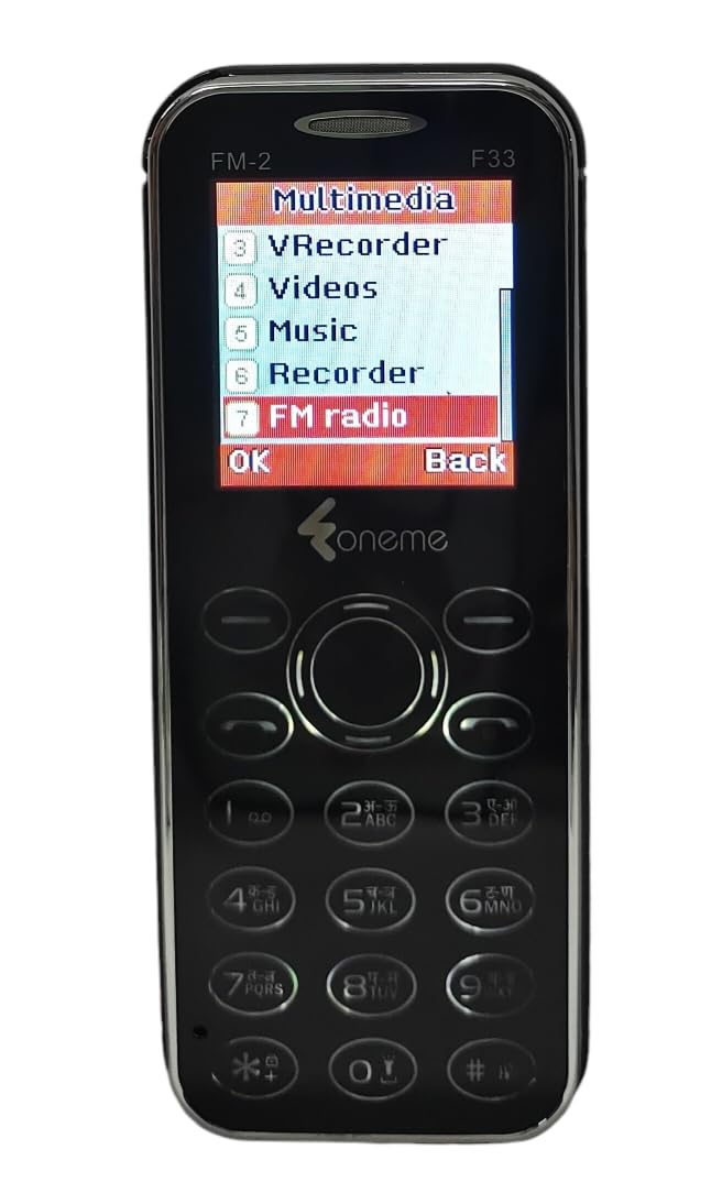 Foneme F33 Mini Keypad Mobile with Magic Voice System