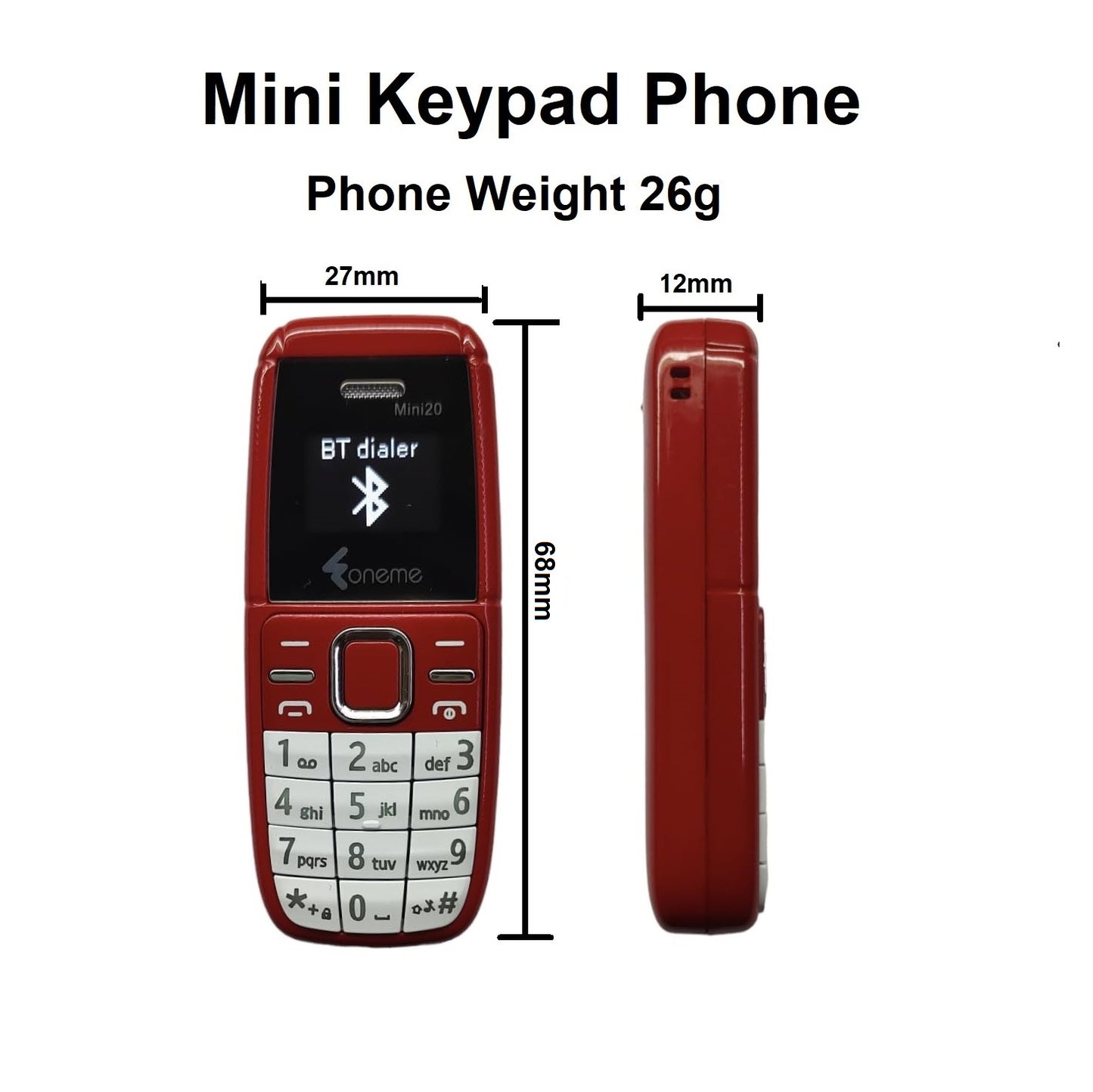 Foneme fm-2 mini phone with Magic Voice  (New Seal-Packed)