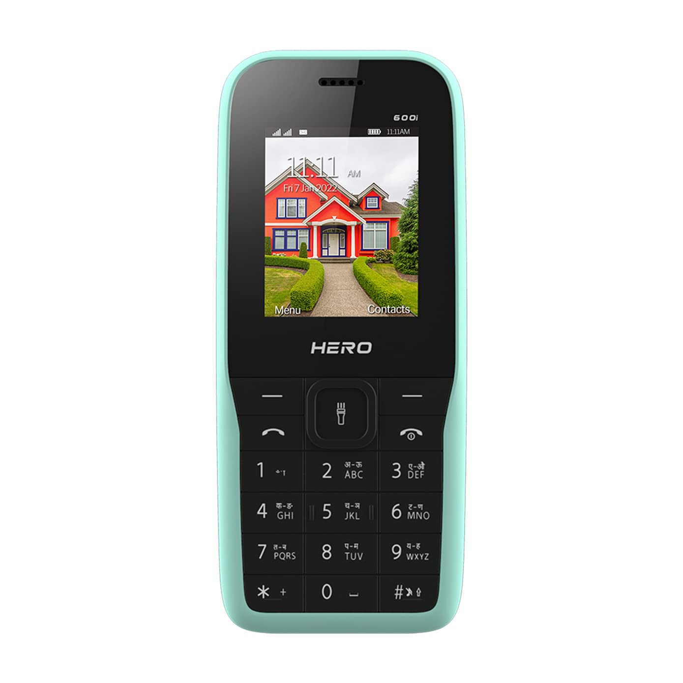 Lava All-New Hero 600i Glow Keypad Phone  (Mint Green)