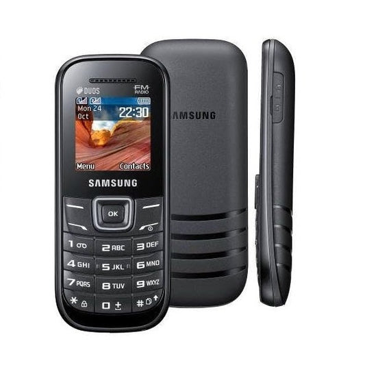 Samsung Guru Keypad Phone (GT-E1200) Keystone 2 Dual Sim (Black)