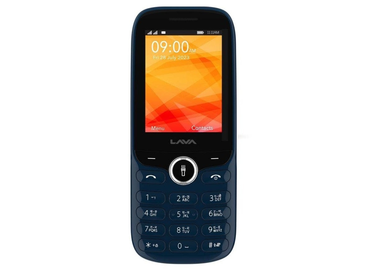 Lava A5 Stylish Phone (Black)