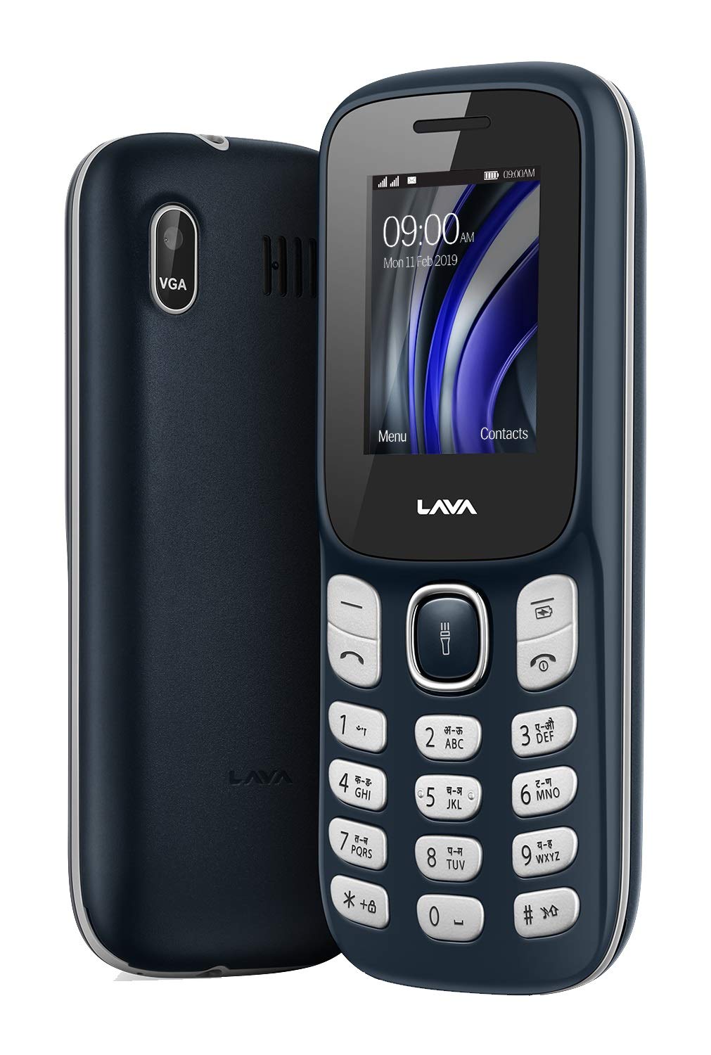 Lava A3 Vibe Dual Sim Mobile with 1750 mAh Big Battery(Dark Blue)