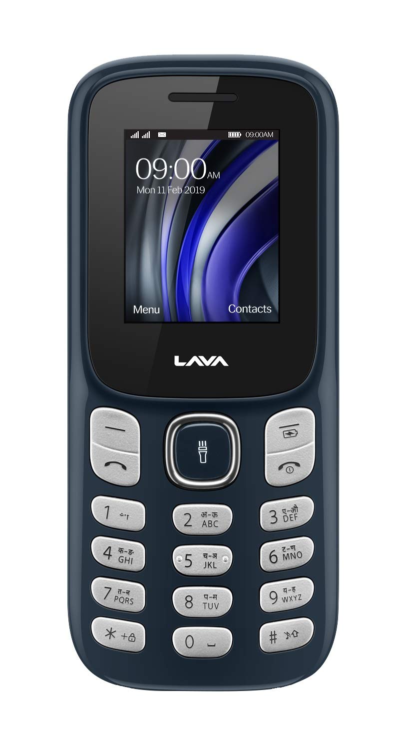 Lava A3 Vibe Dual Sim Mobile with 1750 mAh Big Battery(Dark Blue)