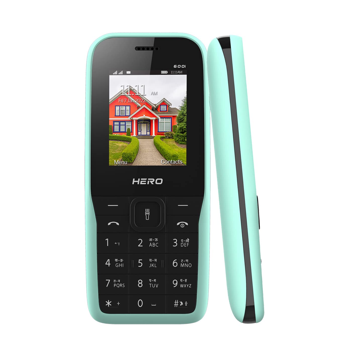 Lava All-New Hero 600i Glow Keypad Phone  (Mint Green)