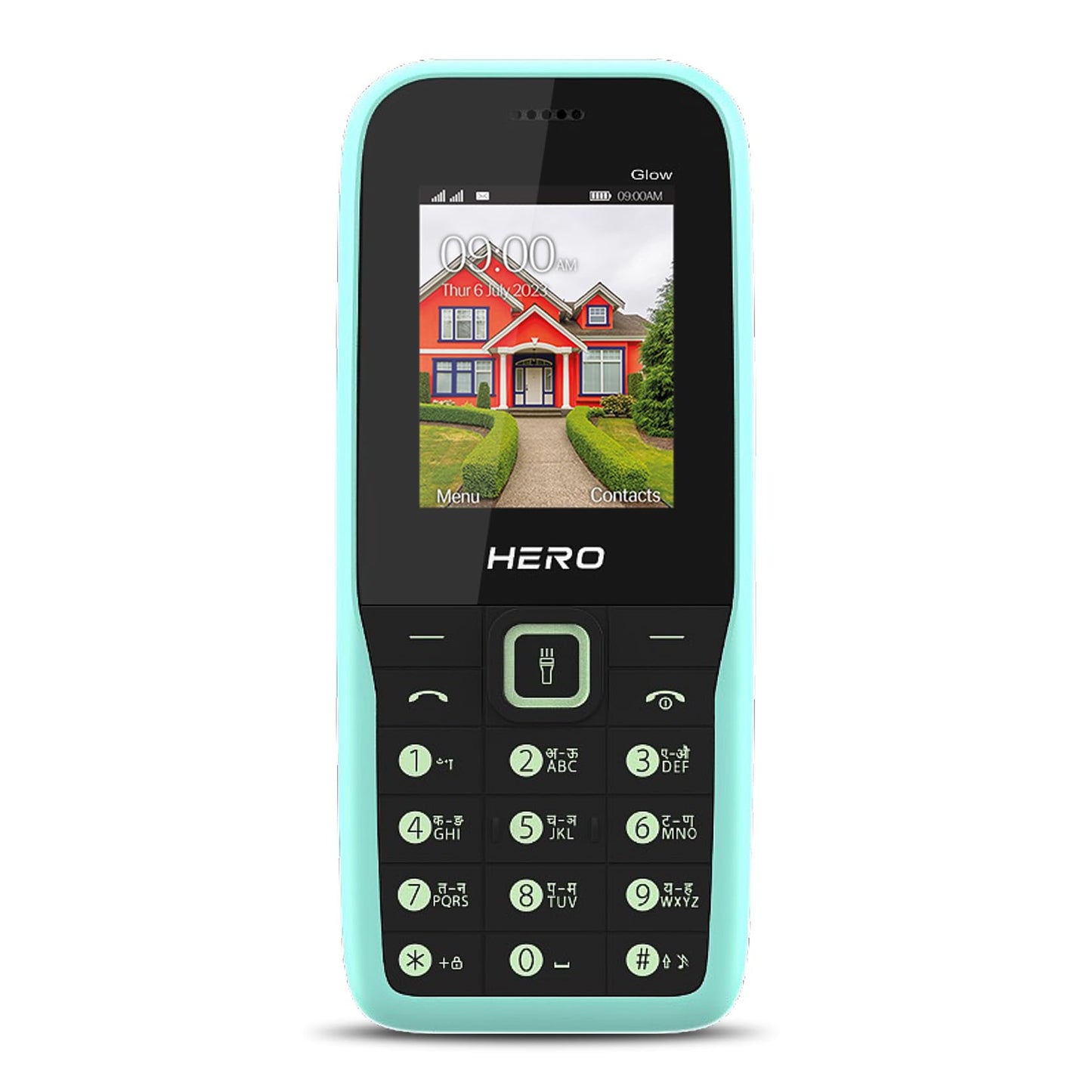 Lava All-New Hero 600i Glow Keypad Phone  (Mint Green)