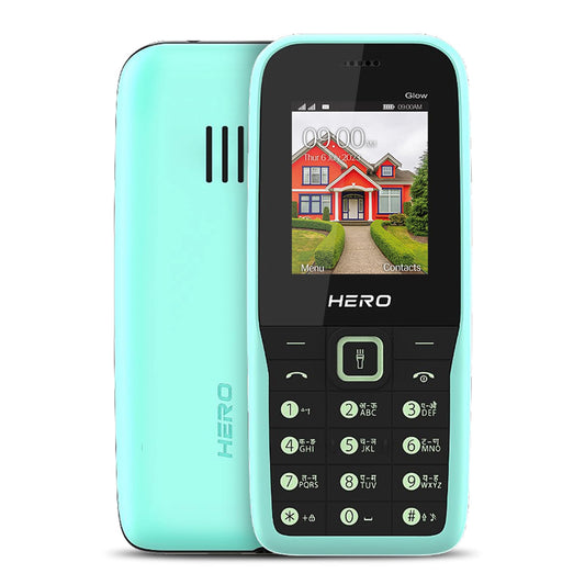 Lava All-New Hero 600i Glow Keypad Phone  (Mint Green)