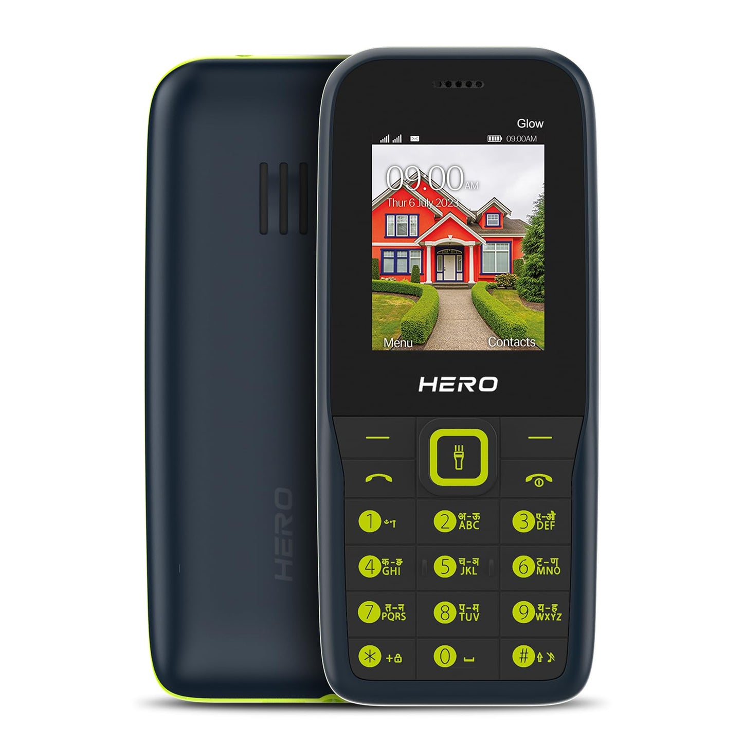 Lava All-New Hero 600i Glow Keypad Phone  (Mint Green)