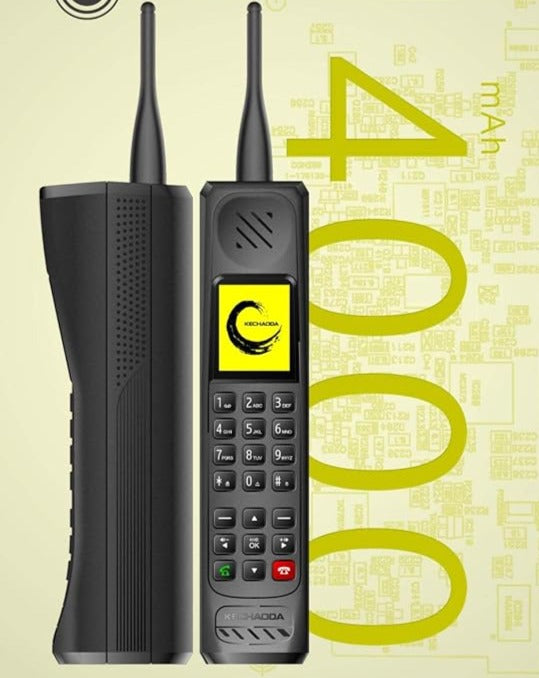 Kechaoda Plastic Winsome 888 Triple SIM Retro  Phone Style Standby Mobile Phone (Black)