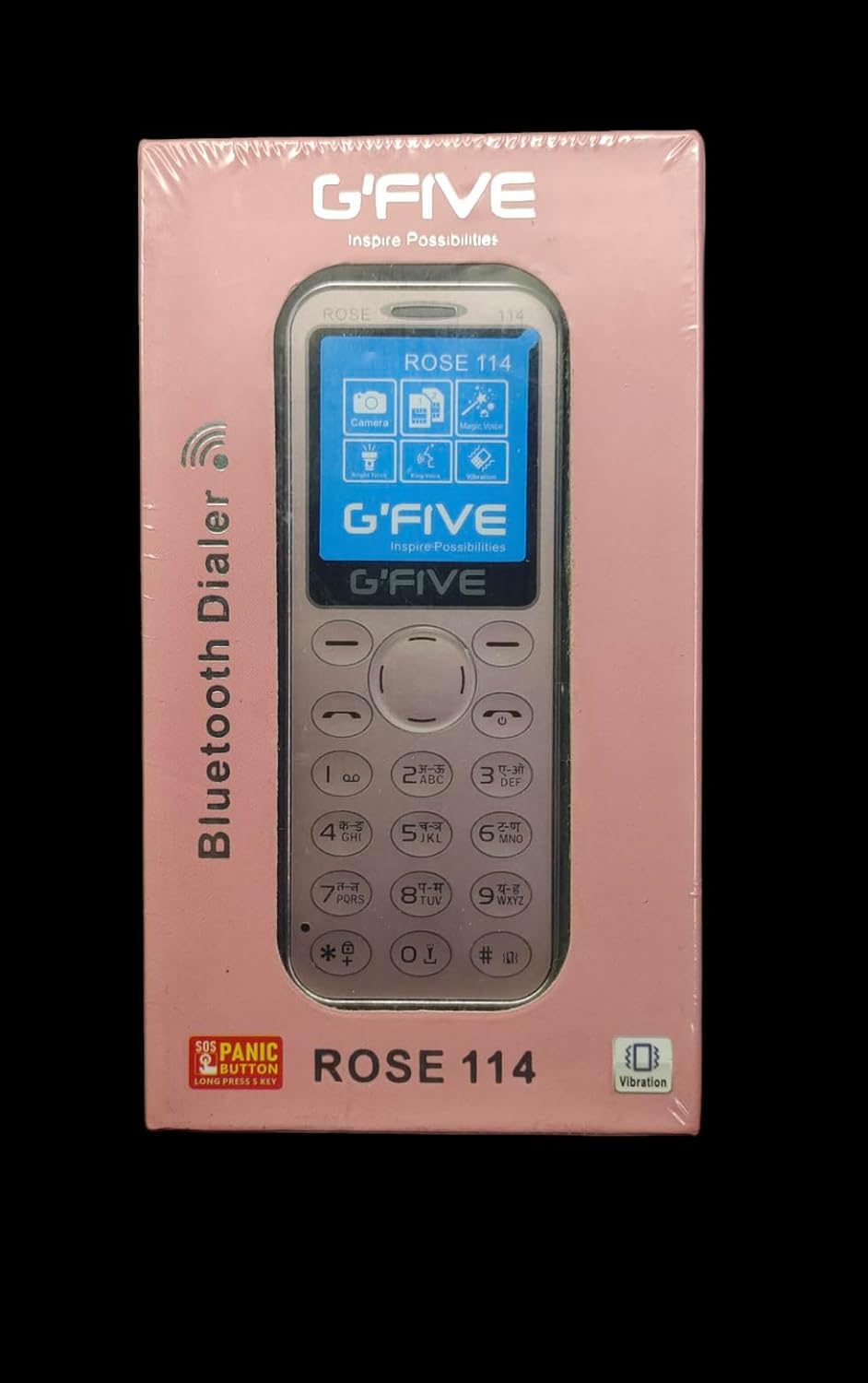 Gfive Rose 1503 मिनी फ़ोन मैजिक वॉयस सिस्टम के साथ (नया सील-पैक)