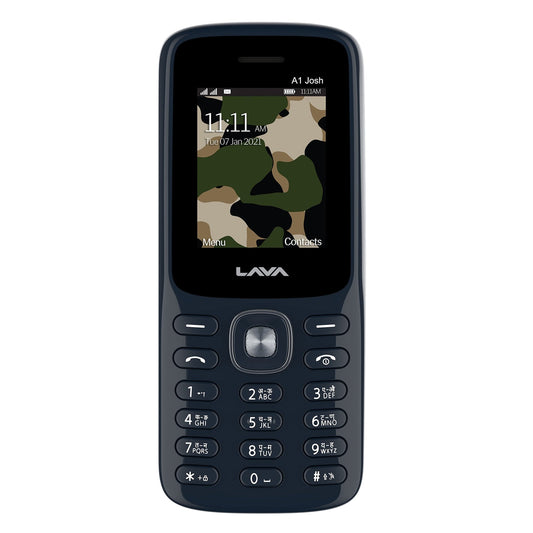 Lava A1 Josh with BOL Keypad Phone  | Blue Silver