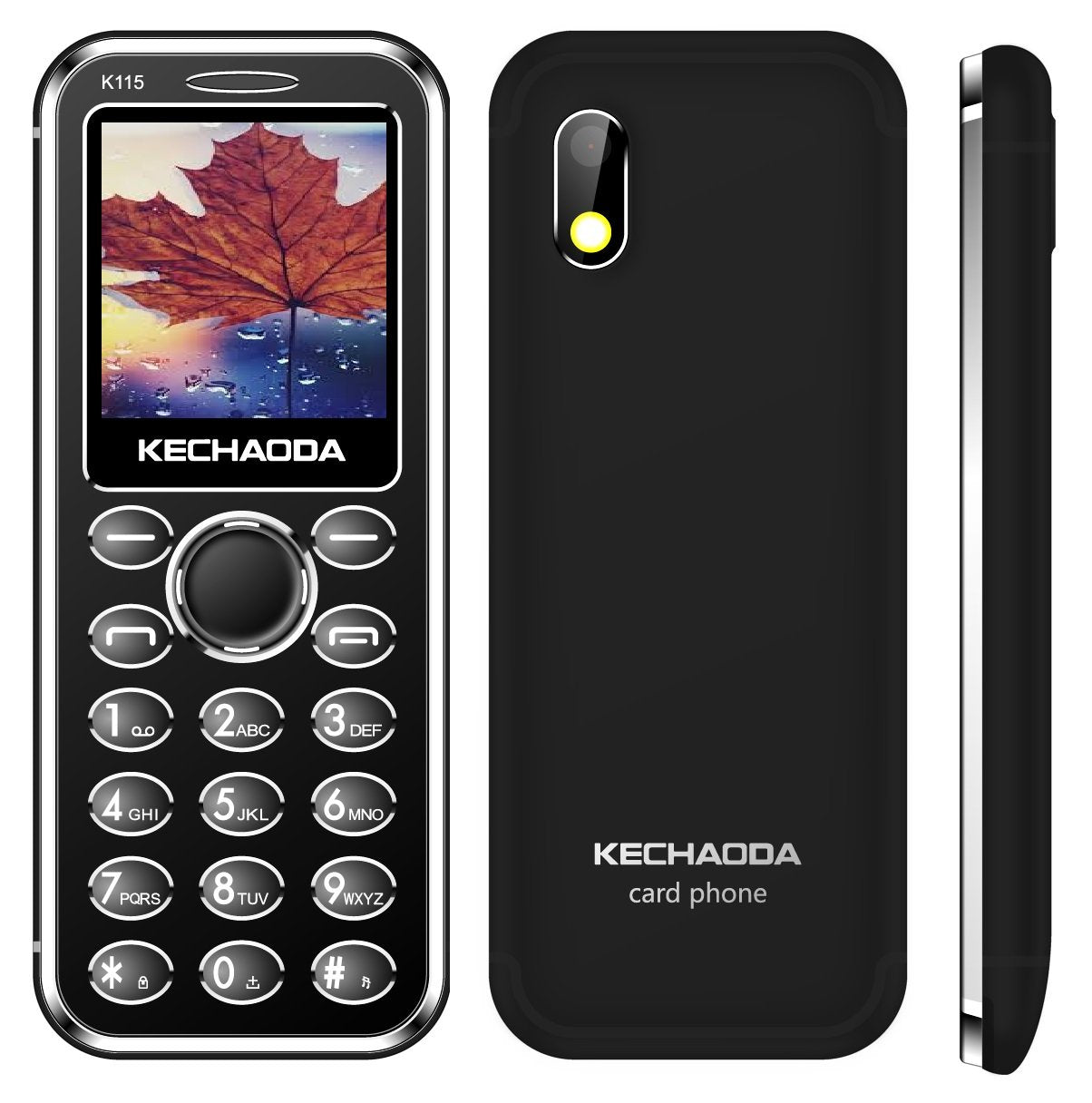 KECHAODA K115 (Black) mini size keypad phone