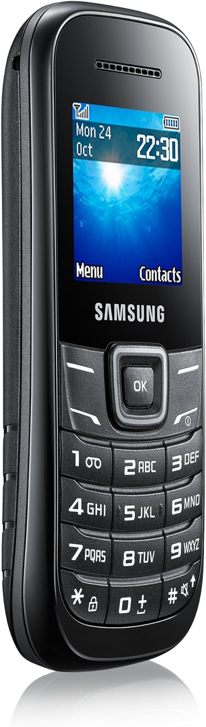 Samsung Guru Keypad Phone (GT-E1200) Keystone 2 Dual Sim (Black)