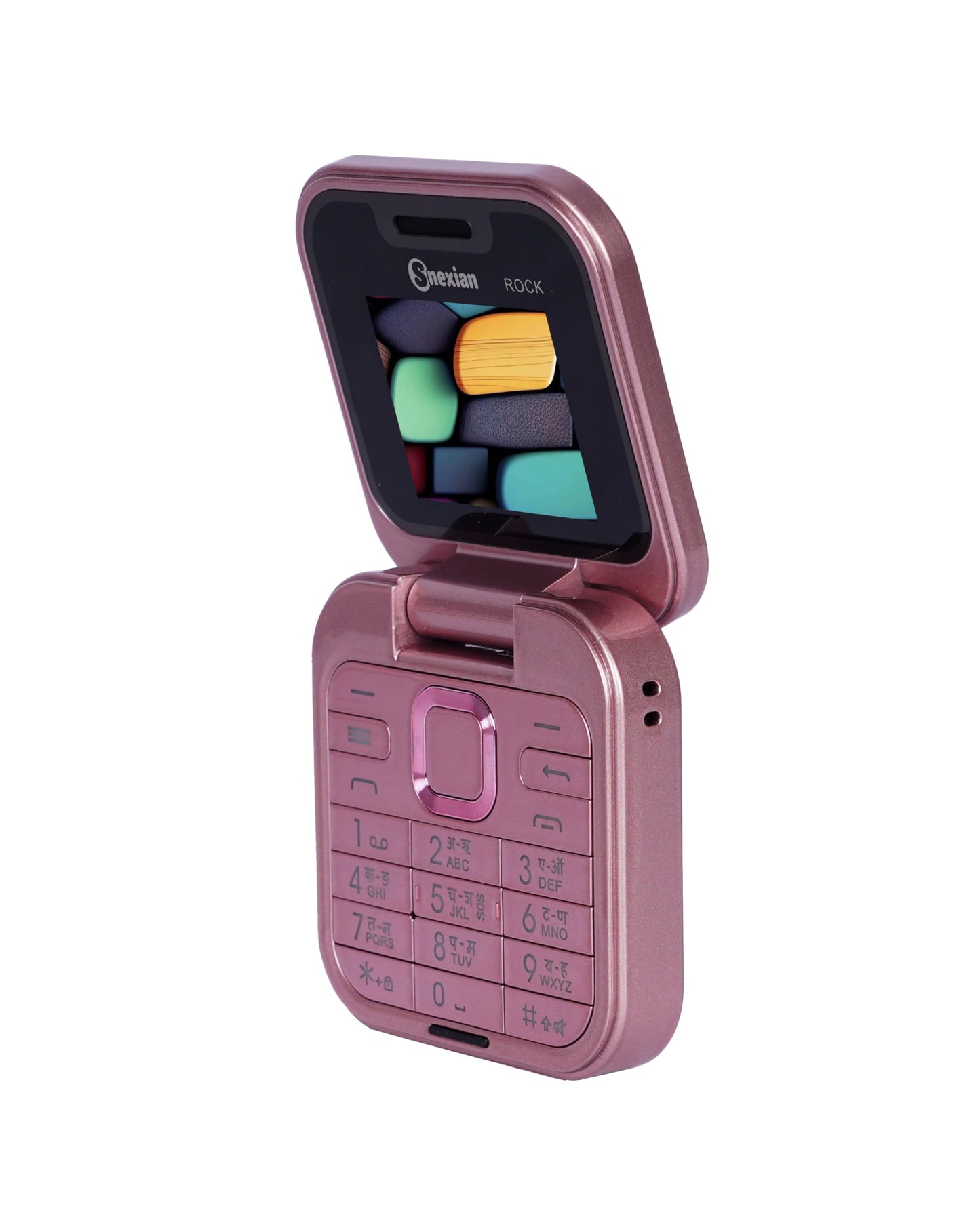 Snexian All-New Rock X Flip Dual Sim |Keypad Mobile| Black