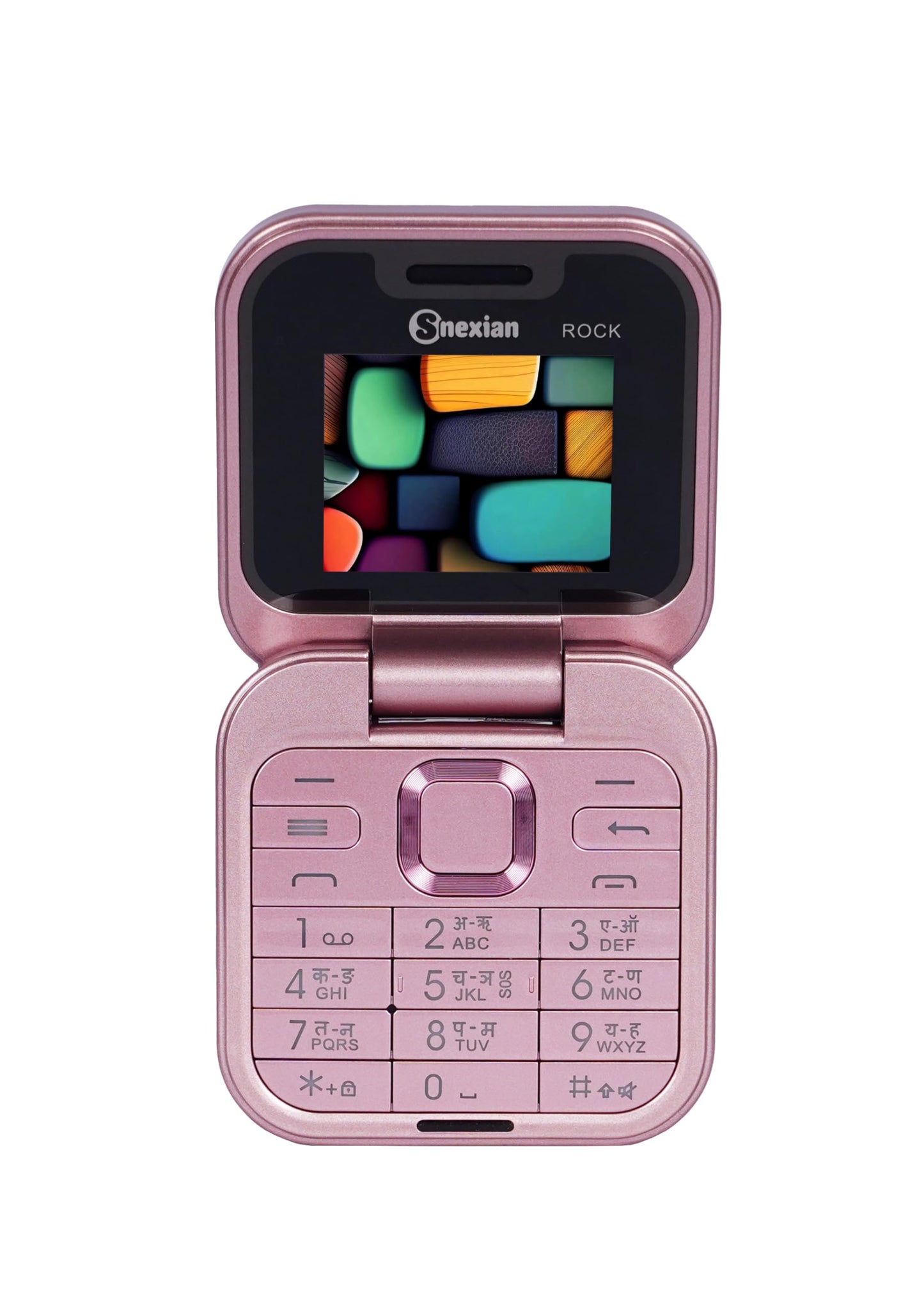 Snexian All-New Rock X Flip Dual Sim |Keypad Mobile| Black