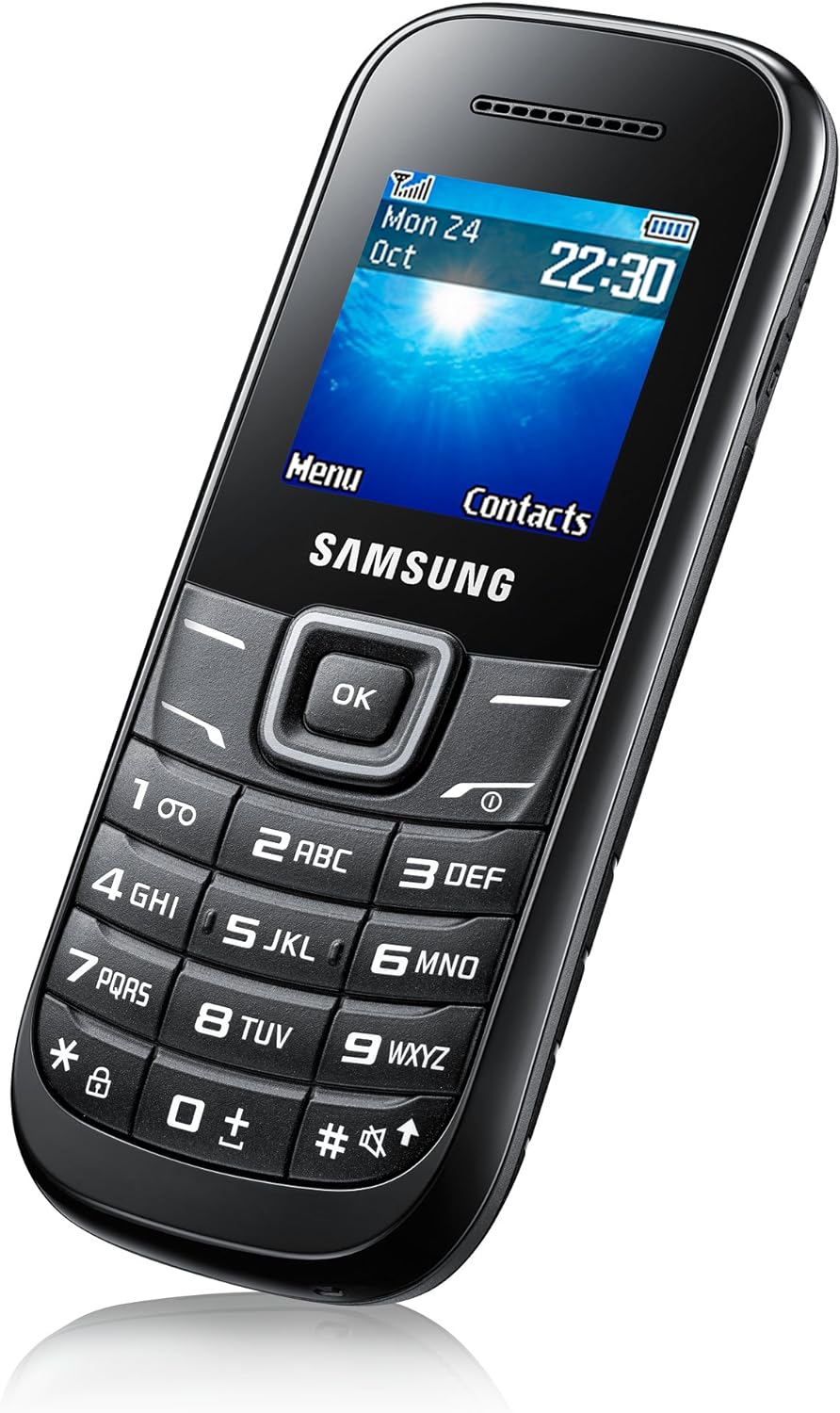 Samsung Guru Keypad Phone (GT-E1200) Keystone 2 Dual Sim (Black)