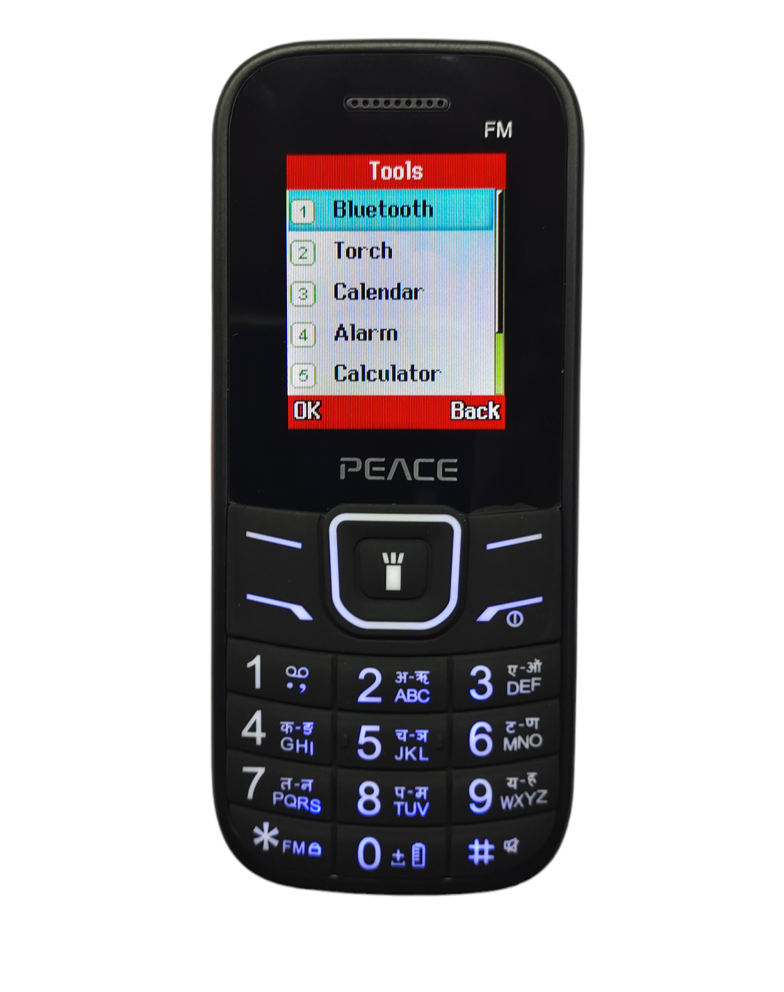 Peace Fm-1 Voice changer Dual Sim keypad Mobile with Magic Voice System