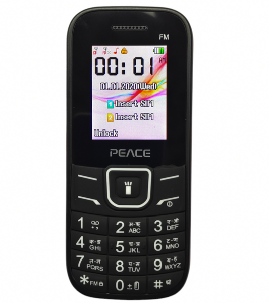 Peace Fm-1 Voice changer Dual Sim keypad Mobile with Magic Voice System