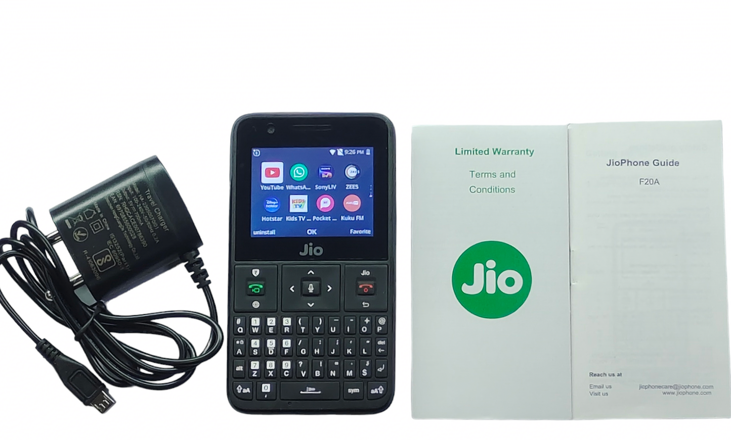 Jio Phone F20a (Open Box Condition) (Not Sealed)(Renewed)