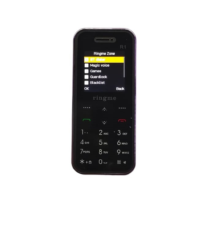 Ringme 15 Pro Mini Voice Changer Phone with BT Dailer ( MiX Color)