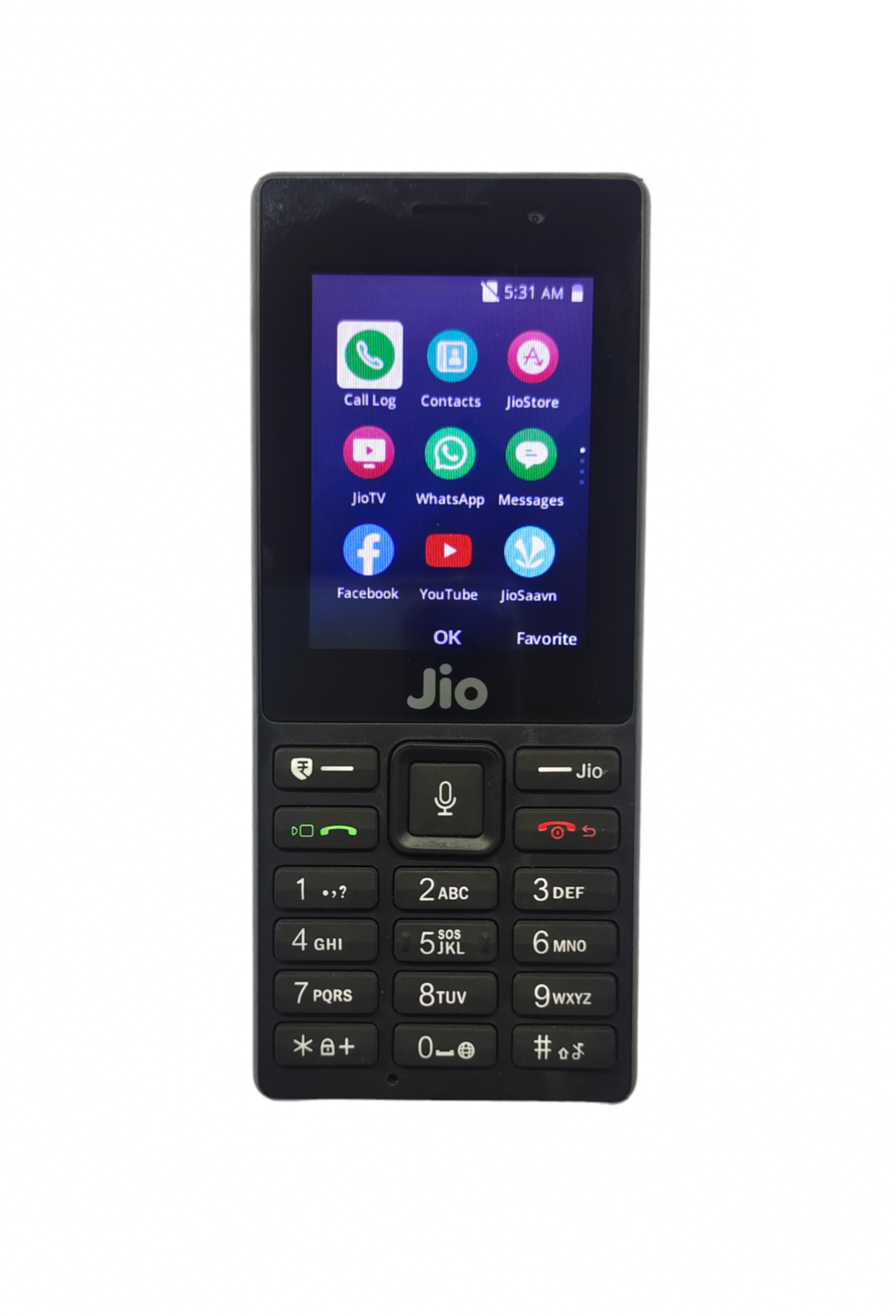 Jio Phone F220B 4g YouTube, Facebook, Jio Cinema etc (Refurbished) (New Condition Seal Packed)