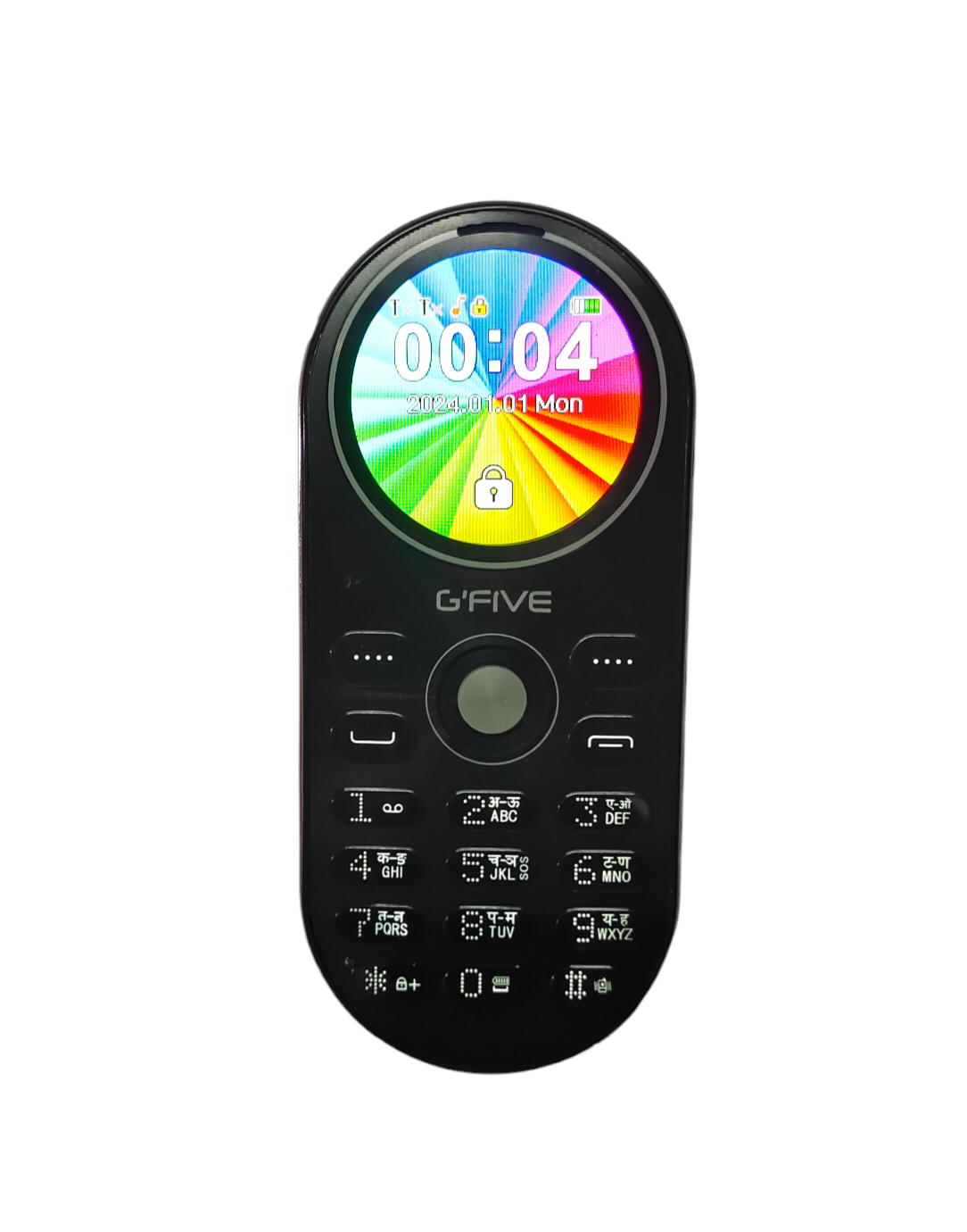 Gfive Round Screen Phone U229 with Voice Changer or Magic Voice System