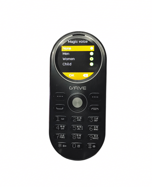 Gfive Round Screen Phone U229 with Voice Changer or Magic Voice System