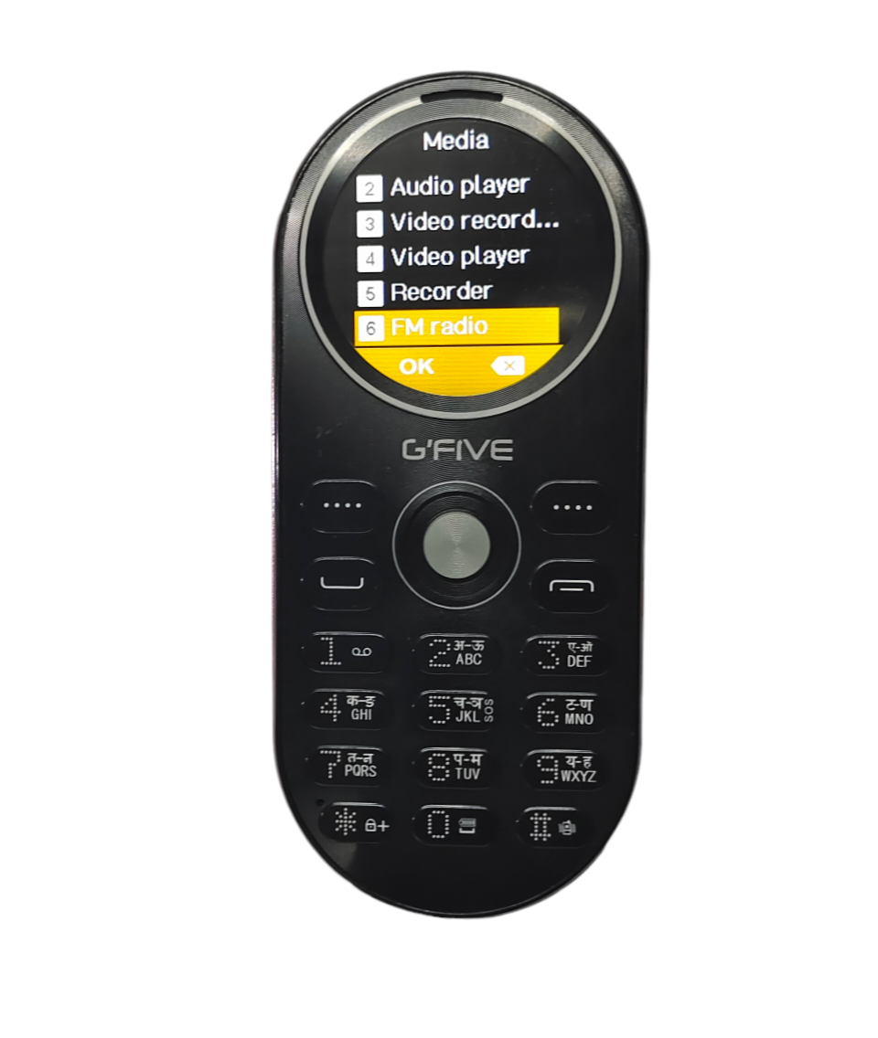 Gfive Round Screen Phone U229 with Voice Changer or Magic Voice System