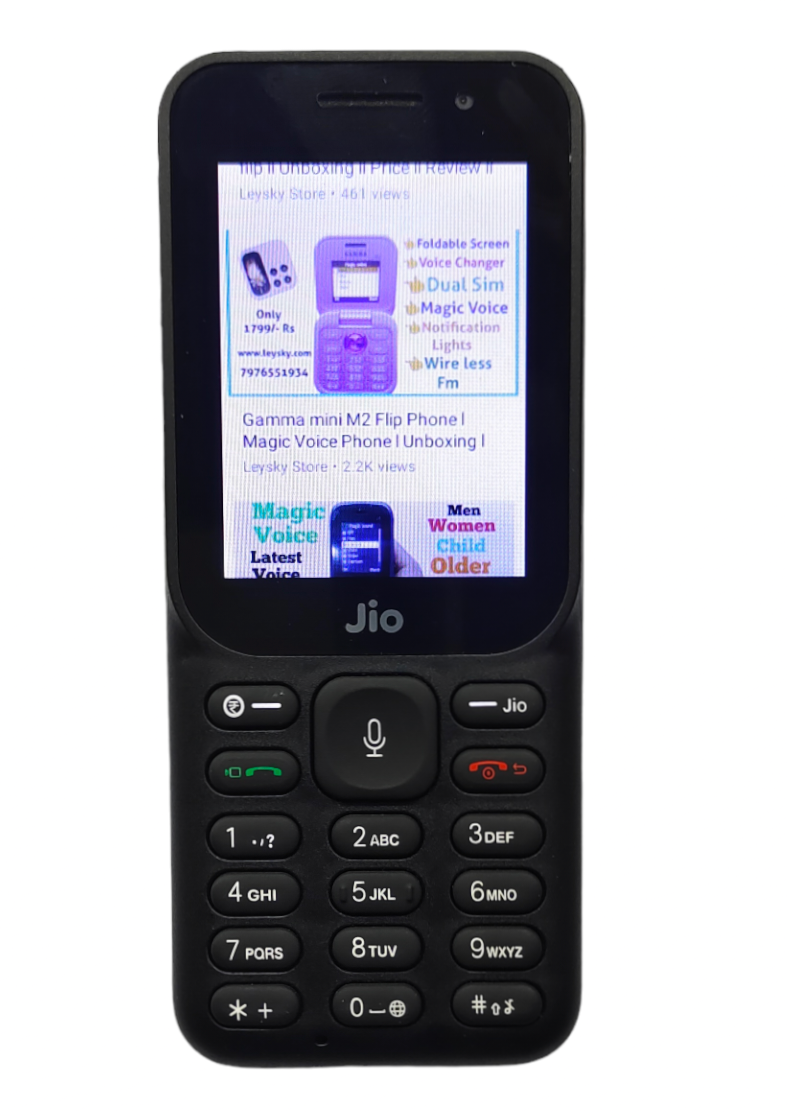 Jio Phone F320B (Renewed) 7 Days Replacement (New Seal-Packed)