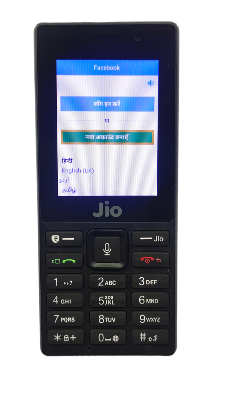 Jio Phone F220B 4g YouTube, Facebook, Jio Cinema etc (Refurbished) (New Condition Seal Packed)